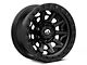 Fuel Wheels Covert Matte Black 6-Lug Wheel; 20x9; 1mm Offset (21-24 Bronco, Excluding Raptor)