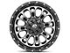 Fuel Wheels Crush Matte Black Machined 6-Lug Wheel; 20x9; 1mm Offset (21-24 Bronco, Excluding Raptor)