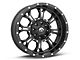 Fuel Wheels Krank Matte Black Milled 6-Lug Wheel; 20x12; -44mm Offset (21-24 Bronco, Excluding Raptor)