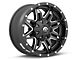 Fuel Wheels Lethal Matte Black Milled 6-Lug Wheel; 18x9; -12mm Offset (21-24 Bronco, Excluding Raptor)