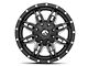 Fuel Wheels Lethal Matte Black Milled 6-Lug Wheel; 18x9; -12mm Offset (21-24 Bronco, Excluding Raptor)