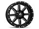 Fuel Wheels Maverick Gloss Black Milled 6-Lug Wheel; 17x9; -12mm Offset (21-24 Bronco, Excluding Raptor)