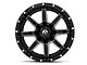 Fuel Wheels Maverick Gloss Black Milled 6-Lug Wheel; 17x9; -12mm Offset (21-24 Bronco, Excluding Raptor)