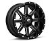 Fuel Wheels Maverick Gloss Black Milled 6-Lug Wheel; 20x12; -44mm Offset (21-24 Bronco, Excluding Raptor)