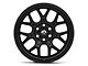Fuel Wheels Tech Matte Black 6-Lug Wheel; 17x9; 1mm Offset (21-24 Bronco, Excluding Raptor)