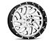 Fuel Wheels Triton Chrome with Gloss Black Lip 6-Lug Wheel; 20x10; -19mm Offset (21-24 Bronco, Excluding Raptor)