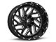 Fuel Wheels Triton Gloss Black Milled 6-Lug Wheel; 20x12; -44mm Offset (21-24 Bronco, Excluding Raptor)