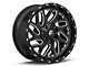 Fuel Wheels Triton Gloss Black Milled 6-Lug Wheel; 20x9; 20mm Offset (21-24 Bronco, Excluding Raptor)