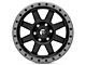 Fuel Wheels Trophy Matte Black with Anthracite Ring 6-Lug Wheel; 18x9; 1mm Offset (21-24 Bronco, Excluding Raptor)