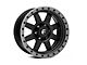 Fuel Wheels Trophy Matte Black with Anthracite Ring 6-Lug Wheel; 18x9; 20mm Offset (21-24 Bronco, Excluding Raptor)