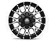 Mayhem Wheels Warrior Black Machined 6-Lug Wheel; 20x10; -25mm Offset (21-24 Bronco, Excluding Raptor)