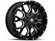 Mayhem Wheels Warrior Black Milled 6-Lug Wheel; 20x10; -25mm Offset (21-24 Bronco, Excluding Raptor)