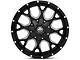 Mayhem Wheels Warrior Black Milled 6-Lug Wheel; 20x10; -25mm Offset (21-24 Bronco, Excluding Raptor)