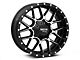 Moto Metal MO986 Siege Gloss Black Machined 6-Lug Wheel; 20x9; 0mm Offset (21-24 Bronco, Excluding Raptor)