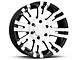 Pro Comp Wheels 01 Series Gloss Black Machined 6-Lug Wheel; 17x8; 0mm Offset (21-24 Bronco, Excluding Raptor)