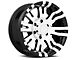 Pro Comp Wheels 01 Series Gloss Black Machined 6-Lug Wheel; 17x8; 0mm Offset (21-24 Bronco, Excluding Raptor)