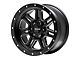 Pro Comp Wheels 62 Series Apex Satin Black Milled 6-Lug Wheel; 17x9; -6mm Offset (21-24 Bronco, Excluding Raptor)