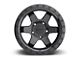 Rotiform SIX-OR Matte Black 6-Lug Wheel; 17x9; 1mm Offset (21-24 Bronco, Excluding Raptor)