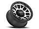 Vision Off-Road Nemesis Matte Black Machined 6-Lug Wheel; 18x9; 0mm Offset (21-24 Bronco, Excluding Raptor)