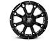 XD Buck 25 Gloss Black Milled 6-Lug Wheel; 20x10; -24mm Offset (21-24 Bronco, Excluding Raptor)