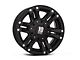 XD Monster II Matte Black 6-Lug Wheel; 18x9; 18mm Offset (21-24 Bronco, Excluding Raptor)