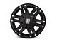 XD Monster II Matte Black 6-Lug Wheel; 18x9; 18mm Offset (21-24 Bronco, Excluding Raptor)