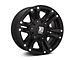 XD Monster II Matte Black 6-Lug Wheel; 18x9; 18mm Offset (21-24 Bronco, Excluding Raptor)