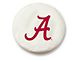 University of Alabama A Spare Tire Cover with Camera Port; White (21-24 Bronco)