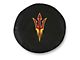 Arizona State University Pitchfork Spare Tire Cover with Camera Port; Black (21-24 Bronco)