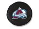 Colorado Avalanche Spare Tire Cover with Camera Port; Black (21-24 Bronco)