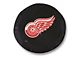 Detroit Red Wings Spare Tire Cover with Camera Port; Black (21-24 Bronco)