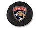 Florida Panthers Spare Tire Cover with Camera Port; Black (21-24 Bronco)