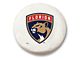 Florida Panthers Spare Tire Cover with Camera Port; White (21-24 Bronco)