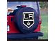 Los Angeles Kings Spare Tire Cover with Camera Port; Black (21-24 Bronco)