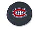 Montreal Canadiens Spare Tire Cover with Camera Port; Black (21-24 Bronco)