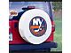 New York Islanders Spare Tire Cover with Camera Port; White (21-24 Bronco)