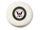 U.S. Navy Spare Tire Cover with Camera Port; White (21-24 Bronco)