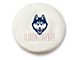 University of Connecticut Spare Tire Cover with Camera Port; White (21-24 Bronco)