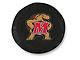 University of Maryland Spare Tire Cover with Camera Port; Black (21-24 Bronco)