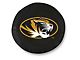 University of Missouri Spare Tire Cover with Camera Port; Black (21-24 Bronco)