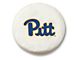 University of Pittsburgh Spare Tire Cover with Camera Port; White (21-24 Bronco)