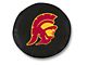 University of Southern California Spare Tire Cover with Camera Port; Black (21-24 Bronco)