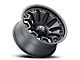 Vision Off-Road Armor Satin Black with Black Bolt Inserts 6-Lug Wheel; 20x9; 0mm Offset (21-24 Bronco, Excluding Raptor)