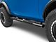 Barricade 4-Inch Oval Straight Side Step Bars; Light Textured Black (21-24 Bronco 4-Door)