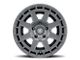 ICON Alloys Compass Satin Black 6-Lug Wheel; 17x8.5; 0mm Offset (21-24 Bronco, Excluding Raptor)