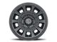 ICON Alloys Thrust Satin Black 6-Lug Wheel; 17x8.5; 25mm Offset (21-24 Bronco, Excluding Raptor)