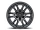 ICON Alloys Vector 6 Satin Black 6-Lug Wheel; 17x8.5; 0mm Offset (16-23 Tacoma)