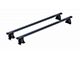 Traveler Cross Bar Roof Rack with Aluminum Basket; Black (05-21 Frontier)