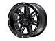 Pro Comp Wheels 62 Series Apex Satin Black Milled 6-Lug Wheel; 17x9; -6mm Offset (16-23 Tacoma)