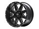 Pro Comp Wheels 63 Series Recon Satin Black Milled 6-Lug Wheel; 17x9; -6mm Offset (10-24 4Runner)